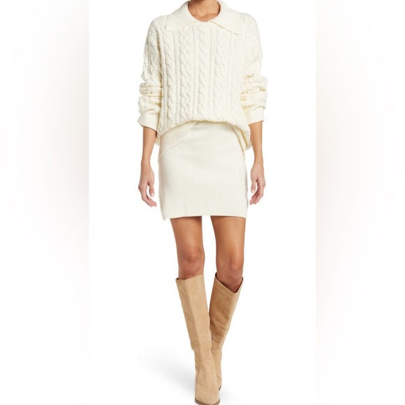 Free People Laurel Sweater Moonglow Size Large EUC - Picture 1 of 4